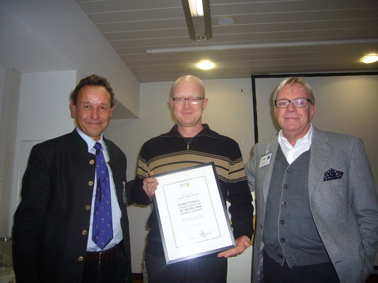 Christian Haass, Lars Bertram, Breuer Awardee 2010, and Peter Breuer