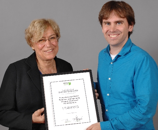 Eva-Maria Mandelkow, Bonn, and Dieter Edbauer, Munich, Breuer awardee 2013