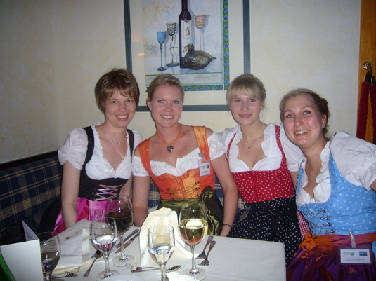 Participants of the Bavarian Evening
